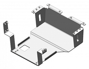 406.06.00.00.00 Защита двигателя FAW 6x6 с крюками